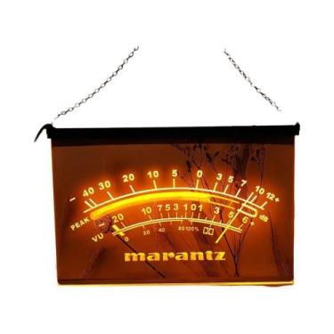 Imagem de Letreiro LED Neon 3D Marantz Peak VU dB Arte De Parede Para Decoração 