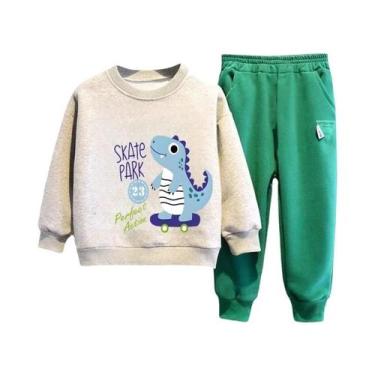 Imagem de Conjunto De Roupas Infantis De Outono Para Meninos E Meninas Com Estam