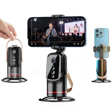 Imagem de H'MASTON Estabilizador Celular Pau de Selfie Bastão de Selfie com Captura Facial Rotação de 360° Portatil Compatível com iPhone Samsung Android
