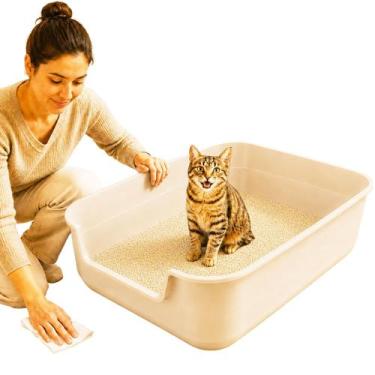 Imagem de Bandeja Gato Higienica Jumbox Areia Caixa 62X50cm Gigante - - PET IN, 