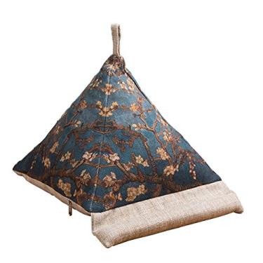 Imagem de OLizee Suporte de almofada criativo de linho para iPad, tablets, e-Readers e livros Wintersoft