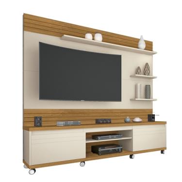 Imagem de Home Theater Para Tv At  86 Polegadas Cedro Off White/freij