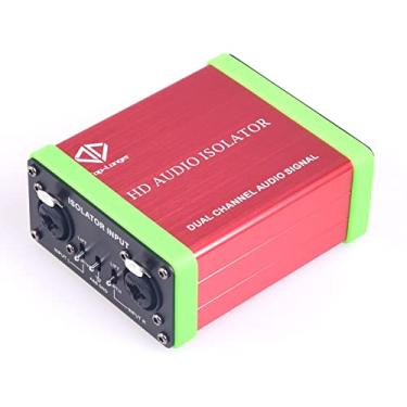 Imagem de Top-Longer Misturador de isolamento de áudio transformador/amplificador de potência/sistema de endereço público (PA) Transformador de eliminação acústica de corrente XRL e ruído de isolamento de áudio 6,35