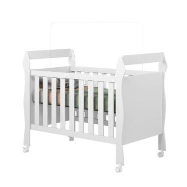Imagem de MiniCama e Berço Infantil 2em1 Quarto Bebe MDF Ajustavél - B&A Bento, 