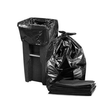 Imagem de Saco de Lixo Forte Preto 100 Litros 90cm x 90cm 100 Uni - FLORILIX