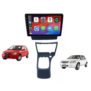 Imagem de Kit Multimídia Celta Prisma 2006 / 2015 9 Pol Android Carplay Gps 2/32GB - 915BR ROADSTAR