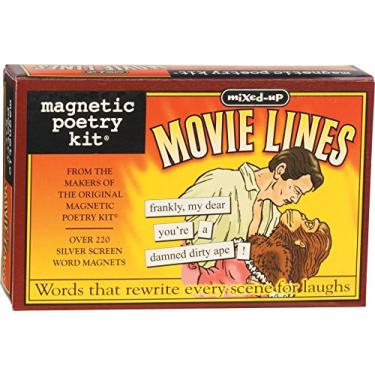Imagem de Magnetic Poetry - Kit de linhas de filme misturadas - Palavras para geladeira - Escreva poemas e letras na geladeira - Feito nos EUA