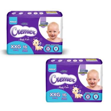 Imagem de Kit C2 Fralda Disney Magic Tamanho XXG 16 Unidades  Cremer - Cremer Sa