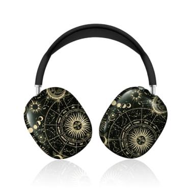 Imagem de Joyleop Capa para Airpods Max – Capa rígida e durável elegante para AirPods Max, capa de fone de ouvido retrô com design exclusivo, acessórios essenciais para fones de ouvido, constelações