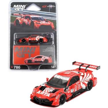 Imagem de Diecast Model Car Compatible with Honda NSX-GT “Type S” GT500#8 “ARTA Mugen NSX-GT ” ARTA 2023 Super GT Series Japan Exclusive Limited Edition by Mini GT MGT00786
