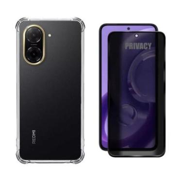 Imagem de Capa Case Capinha Anti Impacto Para Xiaomi Redmi A5 Película 3D Privac