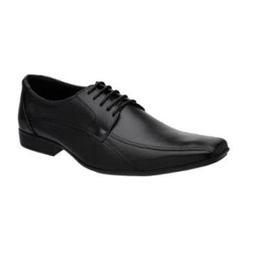 Imagem de Sapato em Couro Social Bico Fino Exclusivo Confortável 451-Masculino