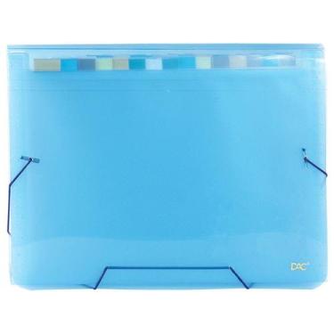 Imagem de Pasta Sanfonada A4 com Elástico DAC 6090PP - Azul