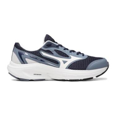 Imagem de Tênis Mizuno Hawk 6 Masculino, 42, Marinho, Branco
