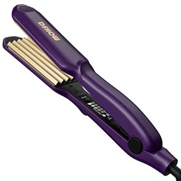 Imagem de Crimpador de cabelo de ferro de crimpagem para cabelo DSHOW Hair Volumizing Crimper com placas de cerâmica de titânio, ferramentas de estilo para mulheres e meninas