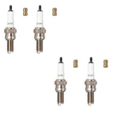 Imagem de 4 PCS TORCH B9RI Vela de ignição Substituir para NGK CR9EIX CR9EK CR8EK CR9EVX CR9E CR9EB PMR9B Vela de ignição, para Denso IU27 U27ESR-N IU24 Vela de ignição, OEM