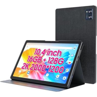 Imagem de Tablet Android 12 2024, tablet FHD de 10,4 polegadas 2K, 8 GB de RAM 128 GB de armazenamento 1 TB expansão, tablet PC Octa-Core CPU, 2000 x 1200 IPS, câmera frontal traseira de 13 MP + 8 MP, bateria