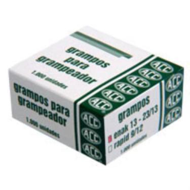 Imagem de Grampo para Grampeador 23/13 Galvanizado 1000 Grampos - ACC
