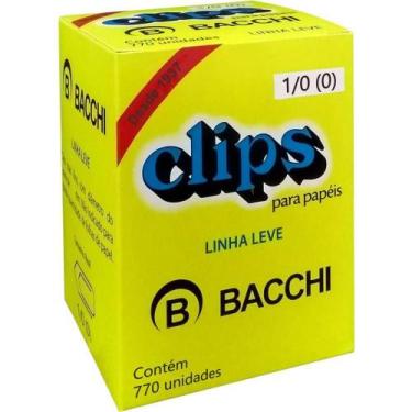 Imagem de Clips Galvanizado AÇO 1/0 Linha Leve - Pacote com 770 Unidades - Bacch