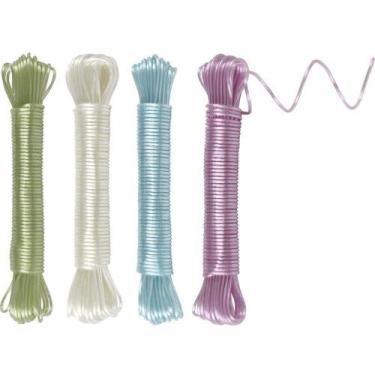 Imagem de Varal Corda POLIÉSTER/PVC 15M - Cores Sortidas - MOR