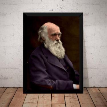 Imagem de Quadro Decorativo Charles Darwin Artistico - Fanarte