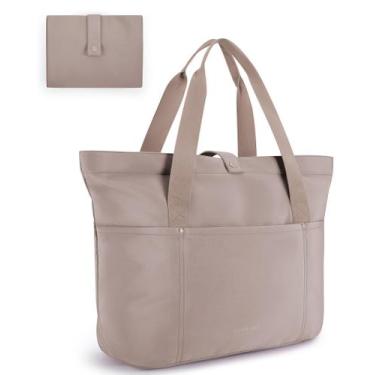 Imagem de Sacola Dobrável BAGSMART para Mulheres - 20L com Zíper