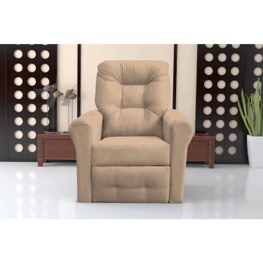 Imagem de Poltrona Reclinável MX24 Clio Suede Bege B251 - Matrix