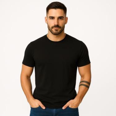 Imagem de Camiseta dry fit Masculino Sports - kyros, Preto, GG