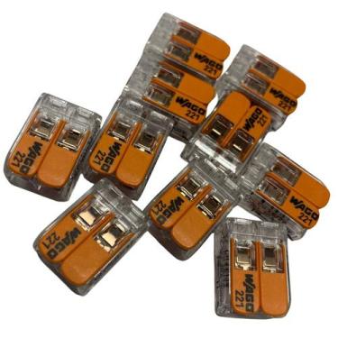 Imagem de Conector Wago ou Genérico Emenda Derivação 2/3/5 Vias Cabo 4mm-6mm 20A