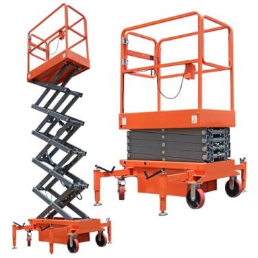 Imagem de Plataforma Elevatória 4,8m Tesoura Hidráulica 300kg