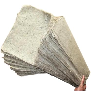 Imagem de YJIUYUANQ Papel de caligrafia de 40 x 40 cm, papel de arroz de cânhamo, papel Arroz meia fibra madura, papel Xuan, pintura chinesa, rijstpapier regular, escrita priictice, 20 folhas