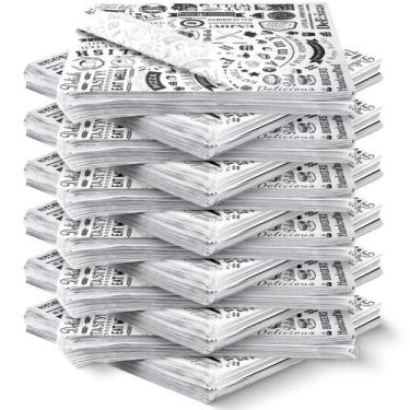 Imagem de Folhas de papel de cera Outus 1400 unidades, 30 x 30 cm, resistentes a
