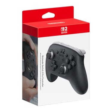 Imagem de Nintendo, Controle Nintendo Switch 2 Pro, HD Rumble 2, Botão C para GameChat, Funcionalidade Amiibo Embutida, Preto
