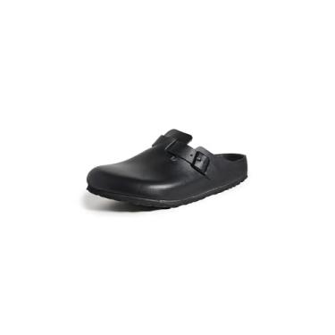 Imagem de Birkenstock Tamancos masculinos Boston Requintados, Preto, 39 M EUA