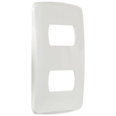 Imagem de Placa 4x2 2 Postos Separados Branca Miluz - S3B77120 - SCHNEIDER