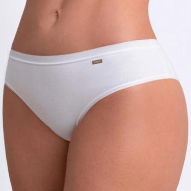 Imagem de Calcinha Loba Clássica em Algodão 40352-001, Branco, 12, G