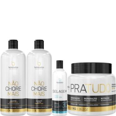 Imagem de Borabella Kit Não Chore 1L + Selagem 350ml + Pratudo 1kg