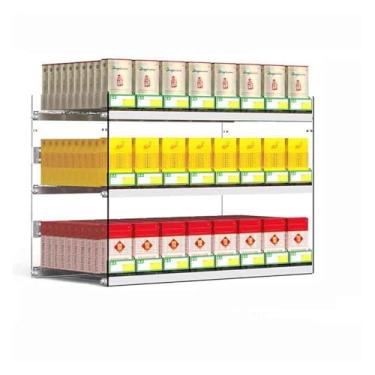 Imagem de Suporte organizador de cigarros de acrílico multicamadas - Rack de exibição transparente automático para tabaco, chiclete e doces - Tamanhos versáteis (estilo 8)