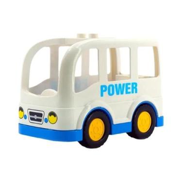 Imagem de Blocos De Montar Grandes: Carro Esportivo, Ônibus, Jipe E Caminhão Com