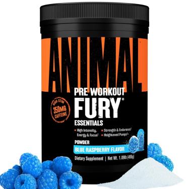 Imagem de Suplemento em pó para pré-treino Animal Fury Energy Focus-Unissex