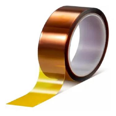 Imagem de Fita Adesiva Térmica De Poliamida Kapton Tesa 08mmx33metros