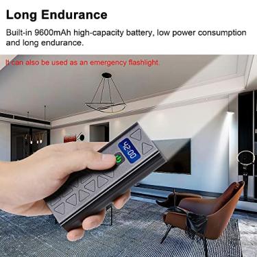 Imagem de Luz de bicicleta,8LED bicicleta luz frontal farol de bicicleta de alto brilho recarregável luz de ciclismo 9600mAh bancos de energia à prova d'água com 5 modos de luz para mountain road bike