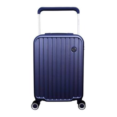 Imagem de Mala de Viagem Bordo Monaco Padrão ANAC 10kg 4 Rodas Duplas (Azul)