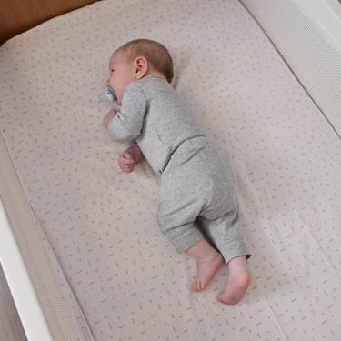 Imagem de Lençol Avulso com Elástico para Berço Baby Joy Clássicos, Flechas Verd