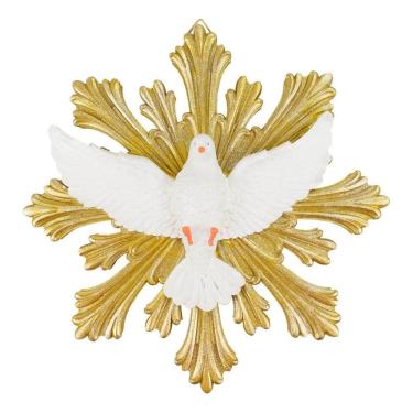 Imagem de Imagem Enfeite Espírito Santo Grande Parede Resina 30cm