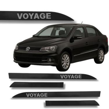 Imagem de Jogo Friso Lateral Voyage Ponta de Faca Grafia Cores Volks - Macall, P