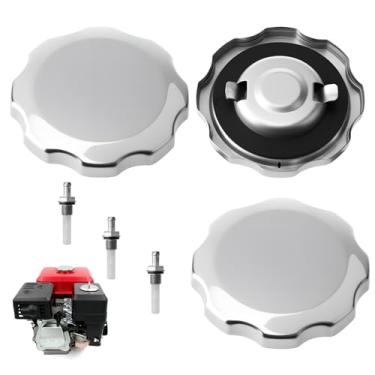 Imagem de TNJPSEK Pacote com 6 tampas de tanque de combustível a gás e filtro de juntas compatíveis com Predator 212 CT200U CT200U-EX GX160 GX200 GX340 GX390 Motor 163cc 196cc 6,5hp Motorsports Mini Bike Go