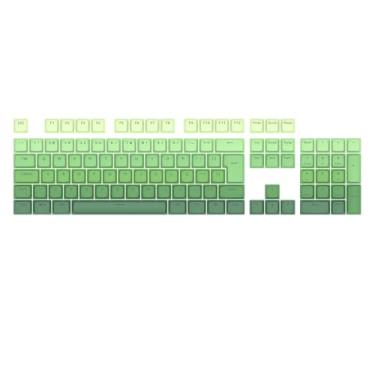 Imagem de Kit de Keycaps Redragon Degradê Verde ABNT2 106 Teclas ABS