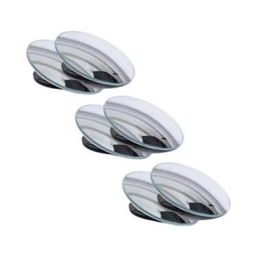 Imagem de Espelhos Redondos Ajustáveis De 360 Graus Para Carro, Espelhos Convexo