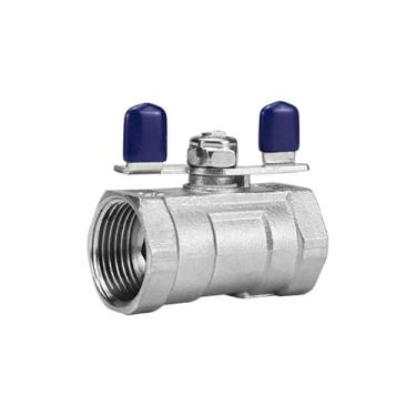 Imagem de Válvula esférica de aço inoxidável 304, válvula esférica, interruptor de água, peça única, válvula de manípulo de água rosqueada fêmea DWBPGVUN(304DN25)